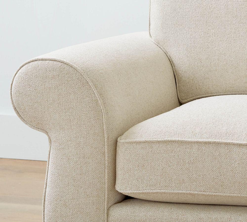 Pearce Roll Arm Upholstered Sofa with Chaise Sectional Pottery